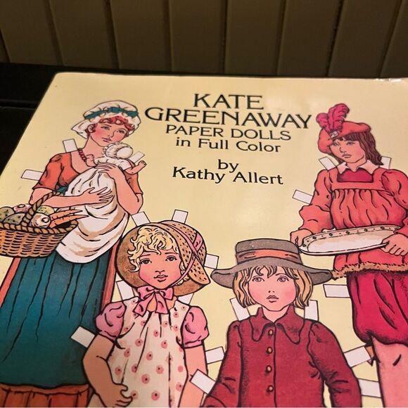 Kate Greenaway 1981 Paper Dolls in Full Color Book - Picture 2 of 12